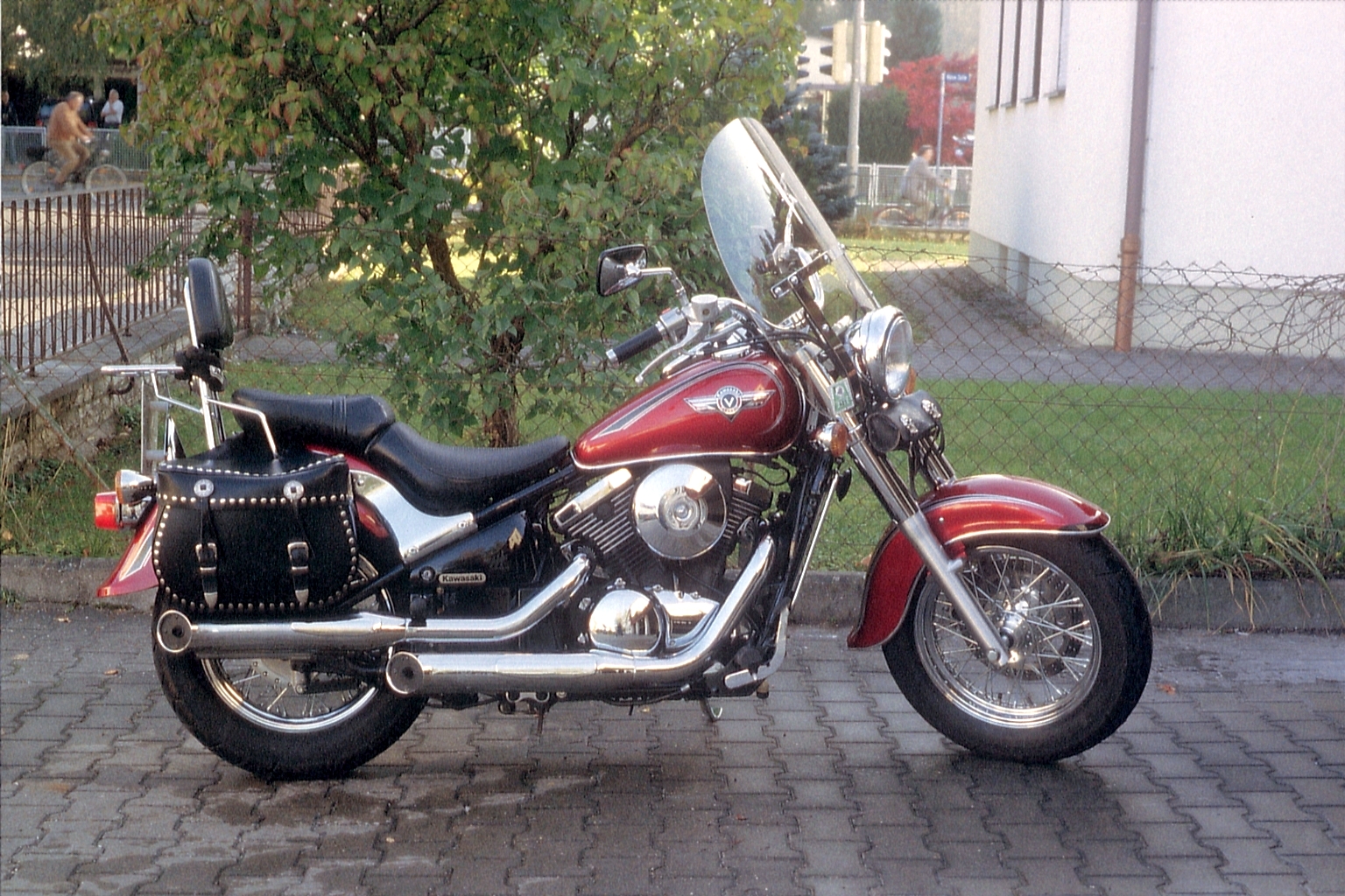 mein Wiedereinstiegs-Motorrad 2004, die Kawasaki VN 800