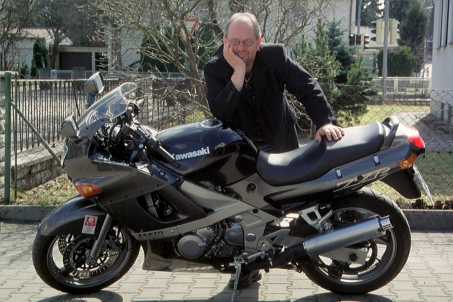mein zweites Motorrad 2005, die Kawasaki ZZR 600